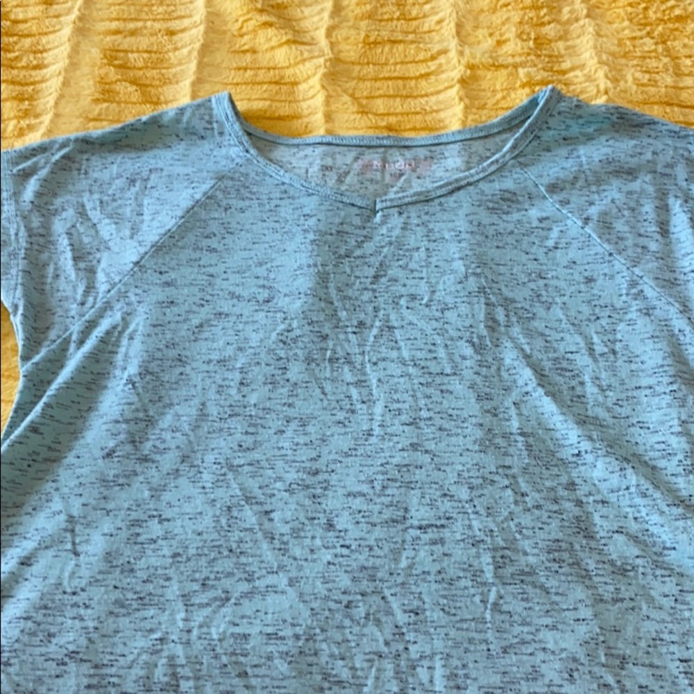 Girls high low hem shirt
